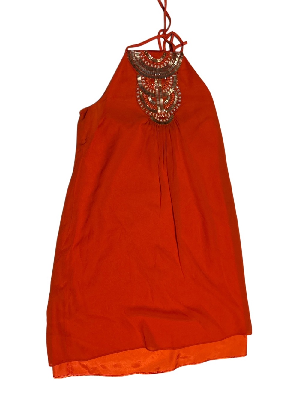 Women's Halter Neck Embellished Top